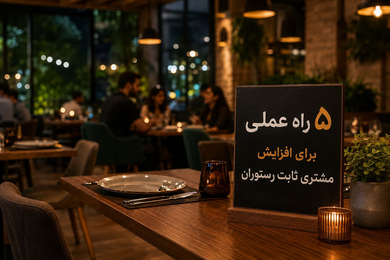 ۵ راه عملی برای افزایش مشتری ثابت رستوران