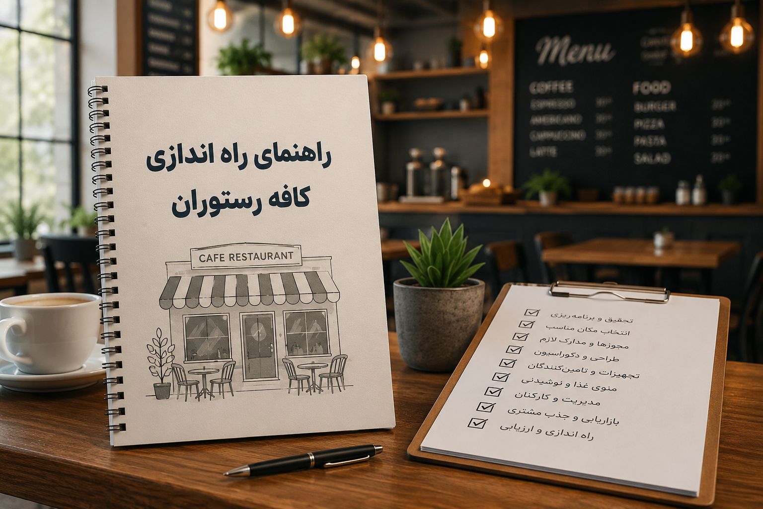 راهنمای کامل راه اندازی کافه و رستوران